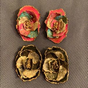 Vintage Flower Earrings